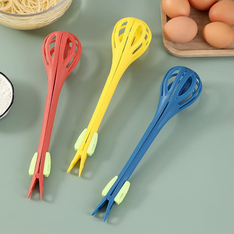 Manual egg beater, egg stirrer, hard-boiled egg tongs, food tongs, baking egg beater, cream whipper