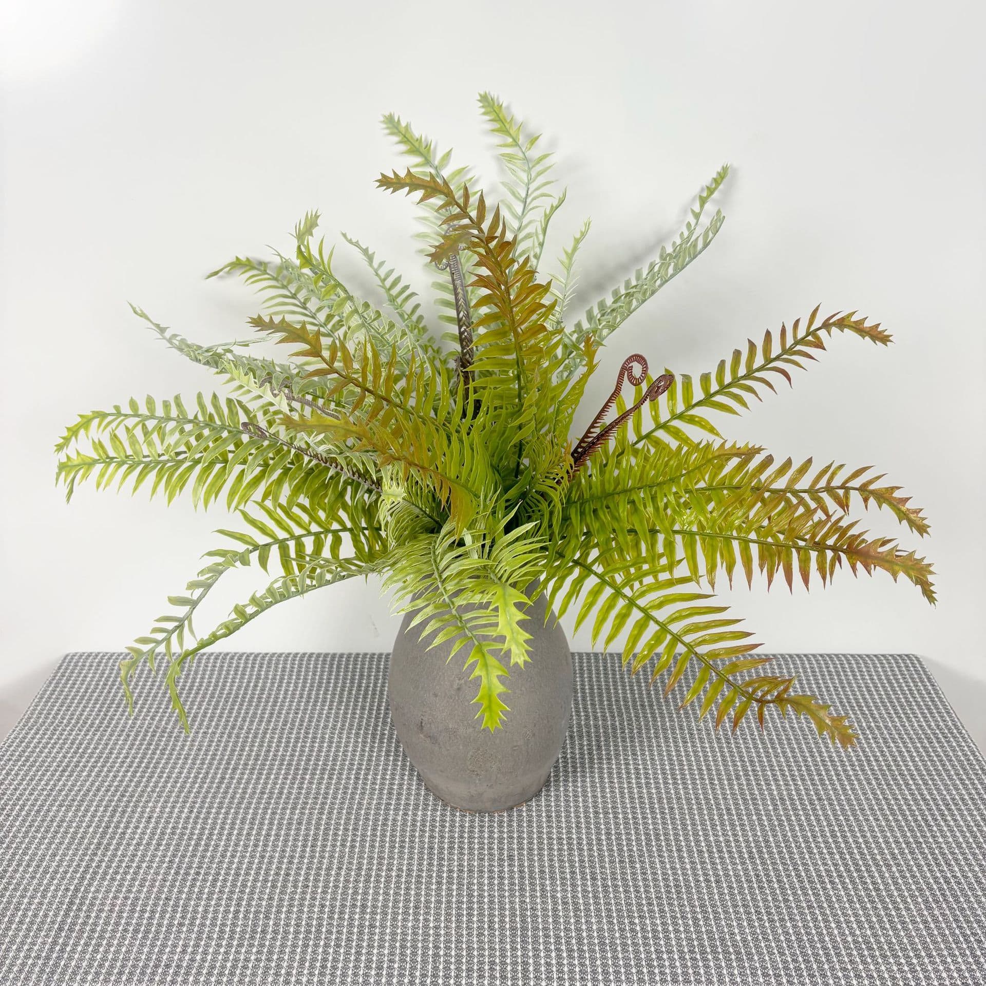 Simulated green plants, ferns, plant wall soft accessories, simulated plants wholesale, home decoration photography props, willow leaves