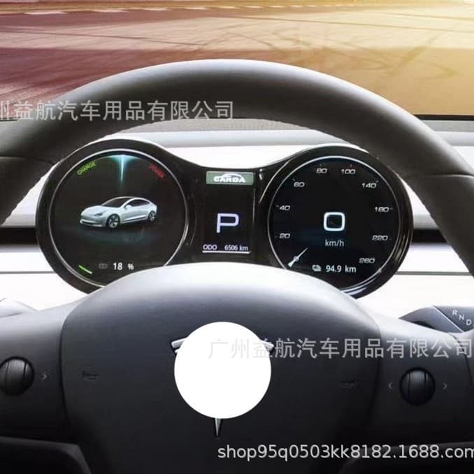 Compatible with Tesla Dashboard Model Y/3 LCD Meter Screen Carplay Display Screen Modification Head-Up Display Manufacturer