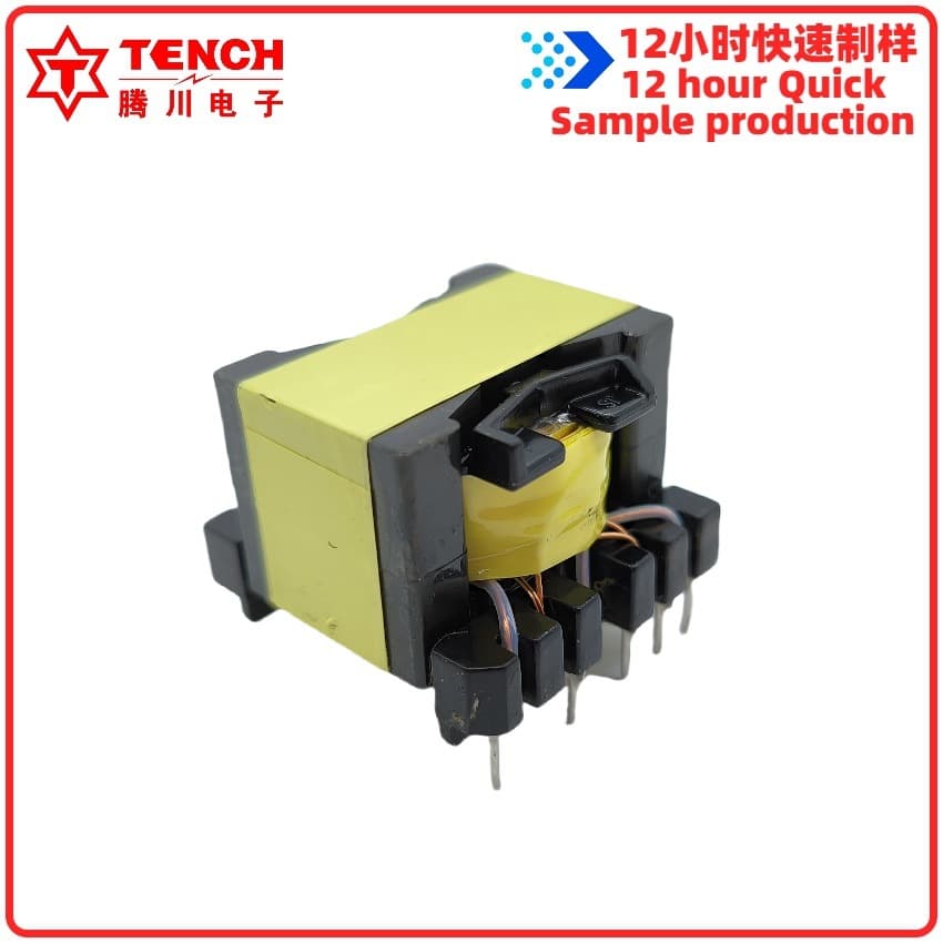 PQ3220 vertical 6+6 heightened high-frequency transformer LED driver with safety certification and UL insulation system power transformer