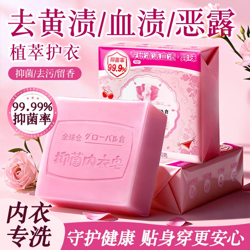 Antibacterial Underwear Soap, Special Soap for Underwear and Panties, Deodorizing Soap, Fragrant Antibacterial and Anti-Mite Underwear Laundry Soap