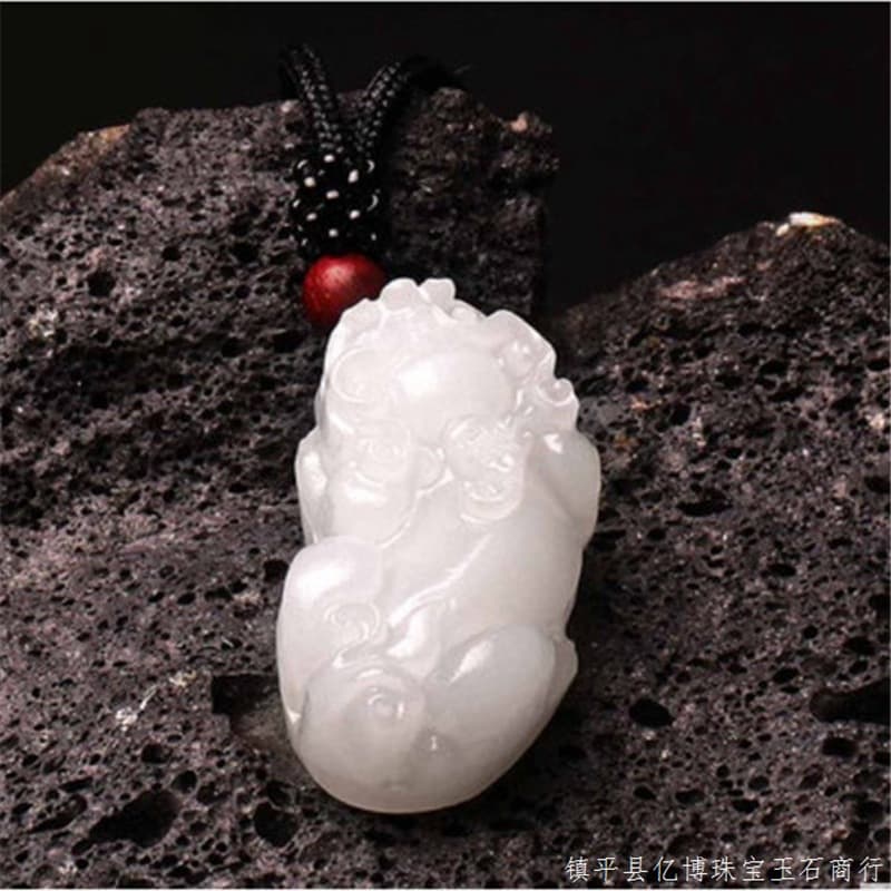 Manufacturer Wholesale Afghan White Jade Pixiu Pendant, Hetian White Jade Afghan White Jade Pixiu Pendant Accessory