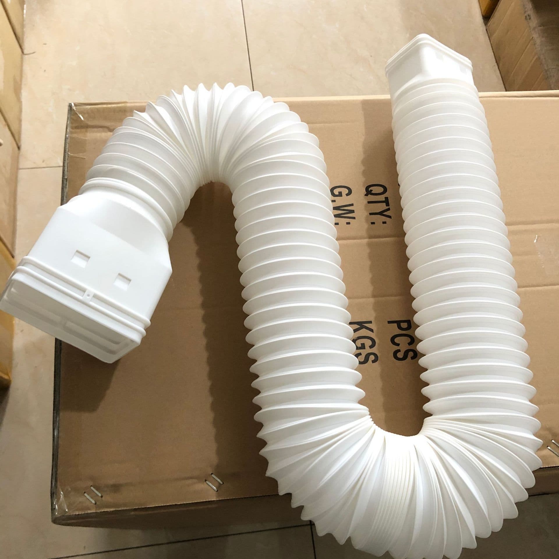 Factory Direct Villa Drain Pipe Outdoor Rainwater Diversion Pipe Retractable Drain Pipe Downspout PE Extension Pipe