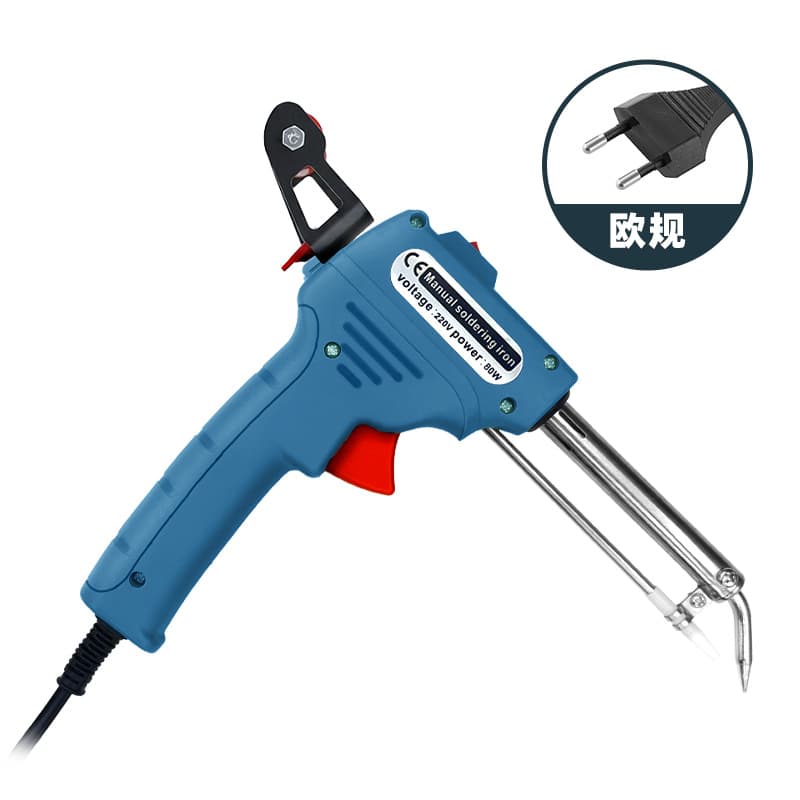 Best-selling Semi-Automatic Internal Heating Soldering Gun with Tin Wire, EU 220V / US 110V, Manual Soldering Iron
