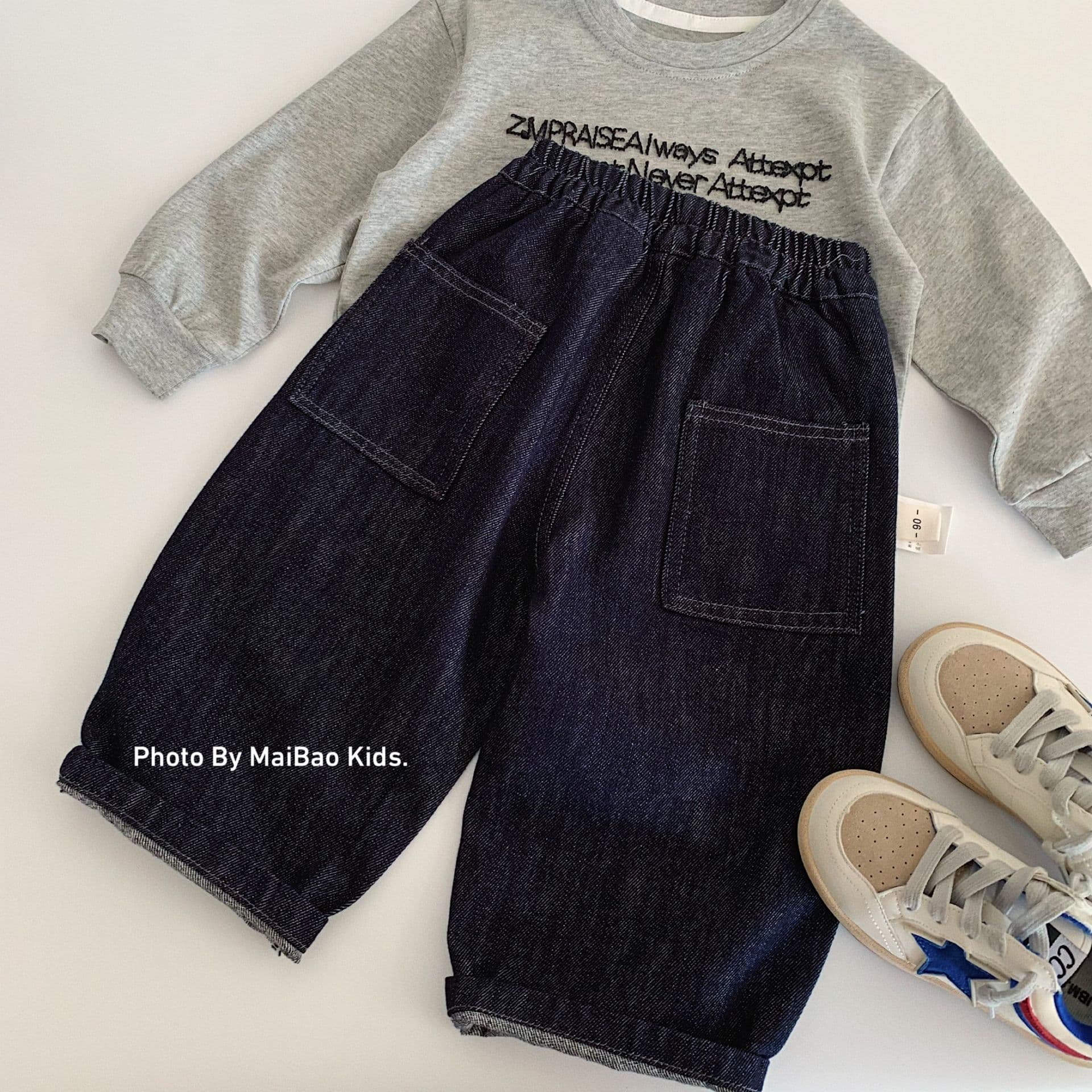 Maibao Kids Autumn Jeans Huzhou Zhili Kids Clothing New Boys Korean Style Casual Pants Baby Versatile Long Pants