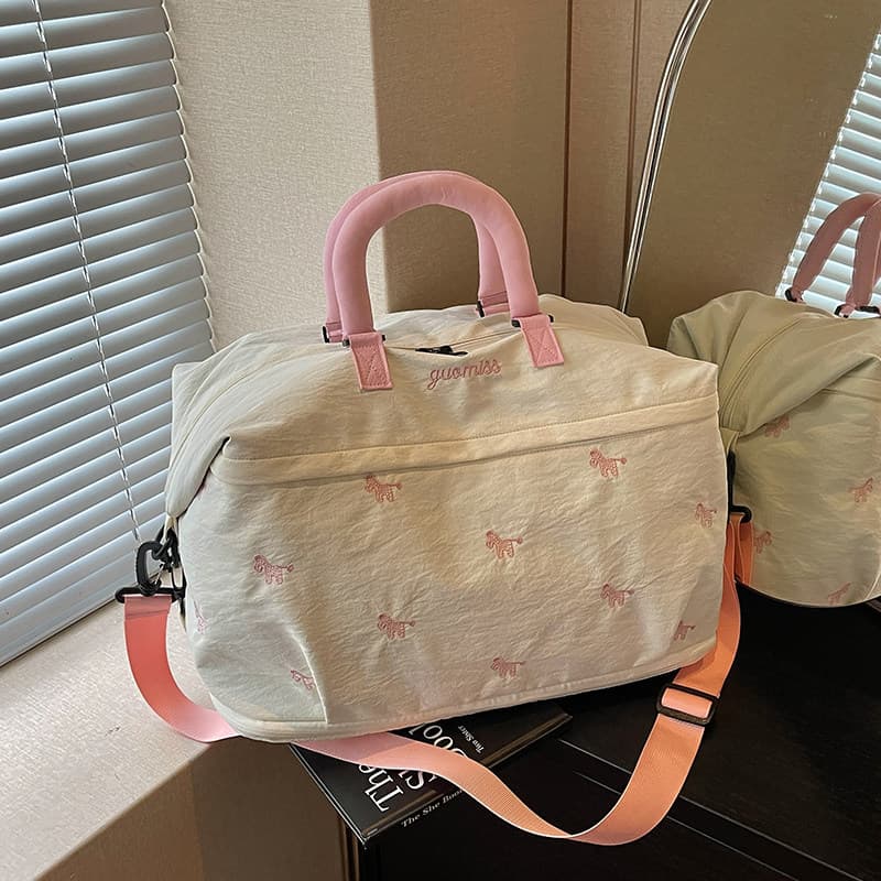 Large-Capacity Travel Bag for Women, Expandable Short-Distance Travel Bag, Carry-On Bag, Portable Crossbody Luggage Bag, Maternity Bag, Fitness Bag