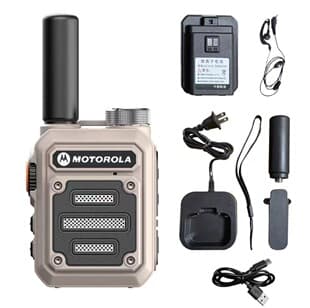 Mini Walkie Talkie with Auto Frequency Matching, High Power, Compact Size, for Kids, Restaurants, Construction Sites, and Outdoor Use