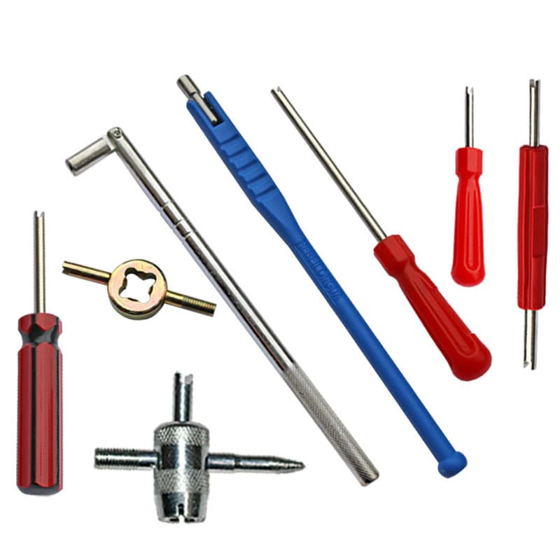 Valve Core Wrench Screwdriver, Bicycle Motorcycle Car Tire Valve Stem Installation and Removal Tool Key