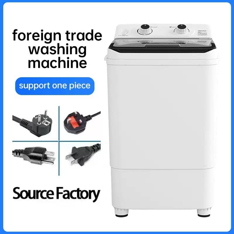 Export 7.5KG Mini Washing Machine Large Capacity Washer and Shoe Washer Combo Factory Wholesale