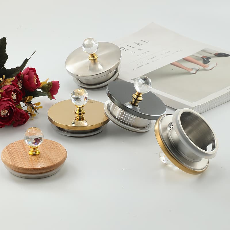 304 Stainless Steel Cold Water Kettle Lid, Glass Teapot Lid with Filter Screen and Small Mesh Hole, Silicone Lid