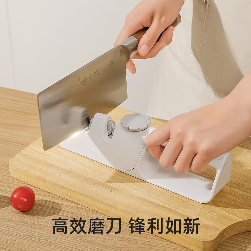 New Kitchen Knife Sharpener Adjustable Household Manual Quick Sharpener Multi-Function Fast 3-in-1 Knife Sharpener