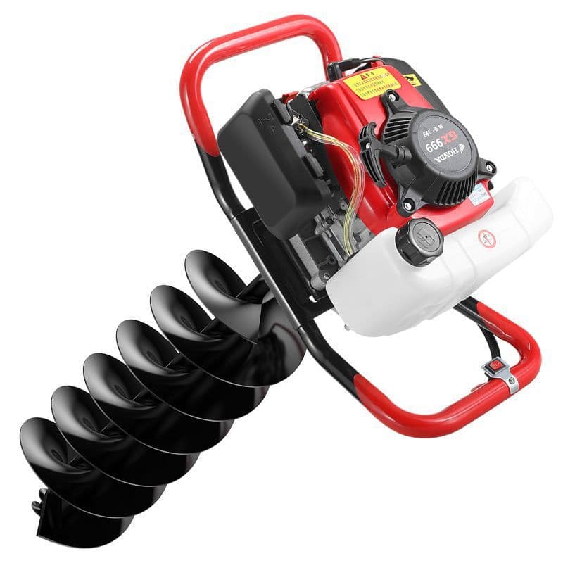 Imported Four-Stroke Gasoline Earth Drill Drilling Machine Hole Digger Agricultural Fertilization Greenhouse Piling Digging Ground Drill