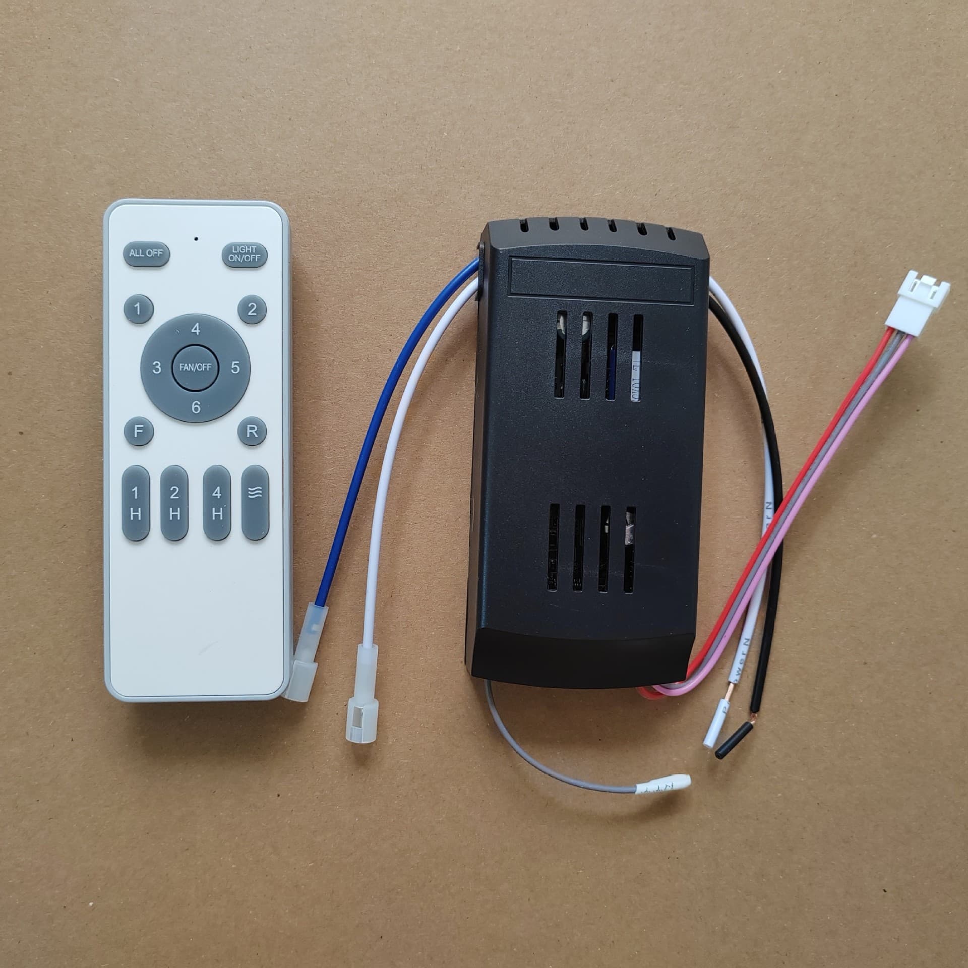 English Version 110V-240V Ceiling Fan Light Low Voltage Variable Frequency 6-Speed Remote Control Receiver Controller Fan