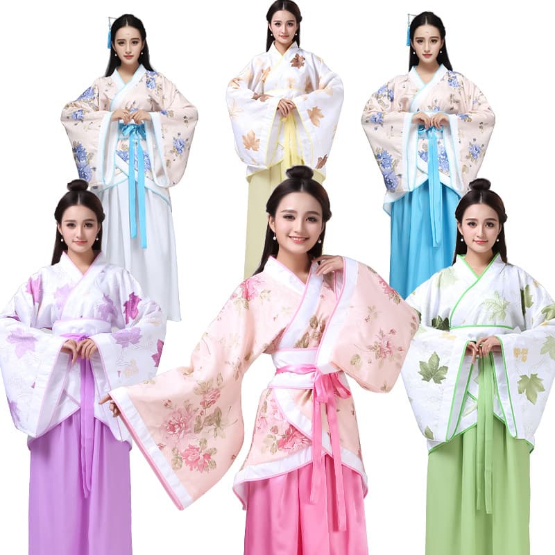 Ancient Costume Fairy Tang Dynasty Hanfu Performance Dress Classical Dance Ru Skirt Summer Princess Imperial Consort Stage Tang Suit