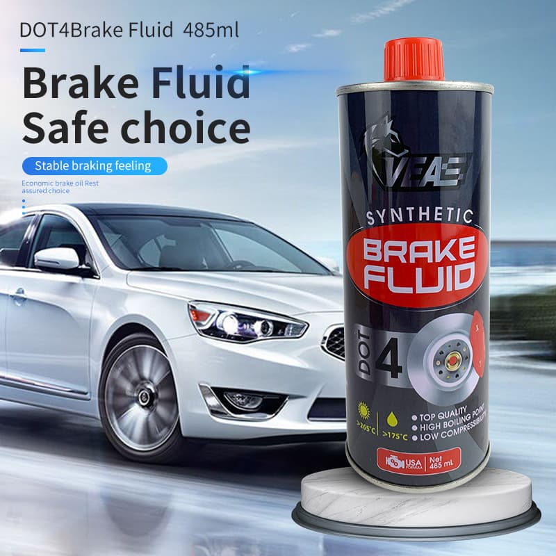 Factory direct sales of 485ML fully synthetic automotive brake fluid, disc brake fluid, DOT4 motor vehicle brake fluid.