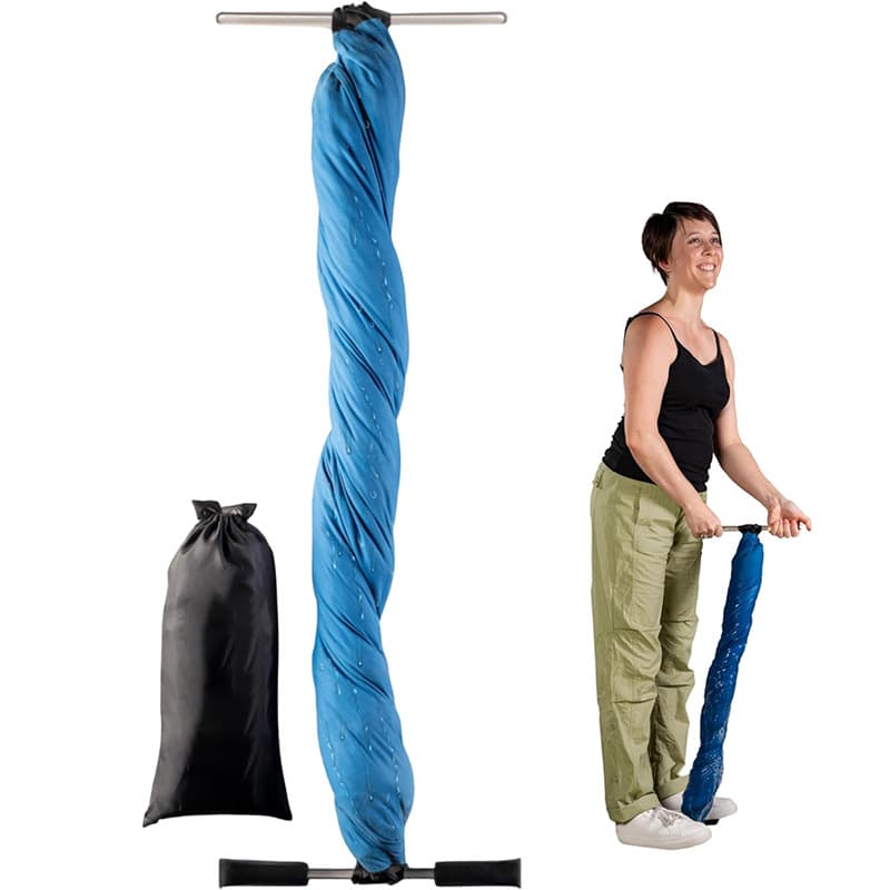 Portable Dryer Hand-cranked Laundry Wringer Clothes Wringer with Handle for Outdoor Camping