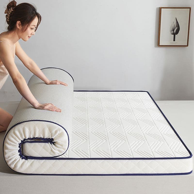 Thick latex mattress, single/double size, tatami mattress, 1.5m/1.8m, suitable for home use, dormitory sleeping mats.