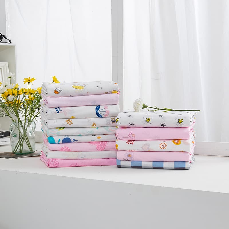 Pure Cotton Printed Gauze Cover, Duvet Inner Mattress Cover, High-Density Cotton Wadding Cover, Cotton Batting Cover, Quilt Filling Mattress Inner Shell