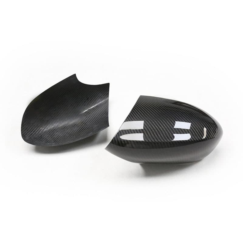 Dry Carbon Fiber Stick-On Rearview Mirror Cover for BMW E82 E92 E93 E90 M3