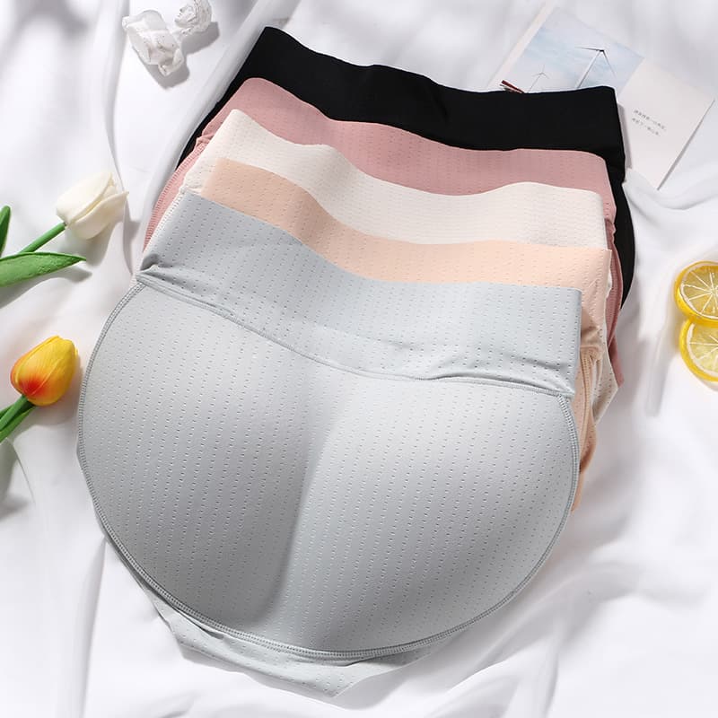 Latex Pad Fake Butt Hip Lifting Panties Natural Style Women Seamless Butt Enhancer Ultra-Thin Flat Peach Butt Shaping Pants
