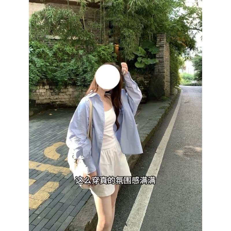 Cross-border foreign trade pure cotton [original slit] breathable white shorts for women, summer, thin, loose, small and versatile a