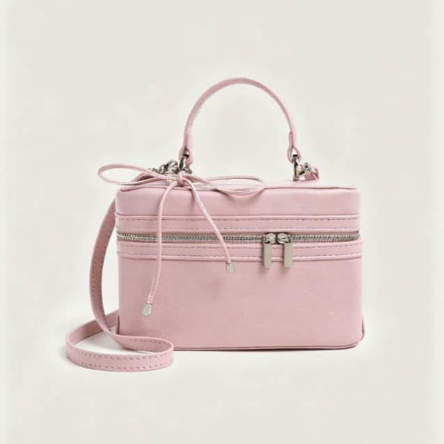 Z family bag women's 2026 new popular bow handbag versatile fashion small bag one-shoulder cross-body box bag