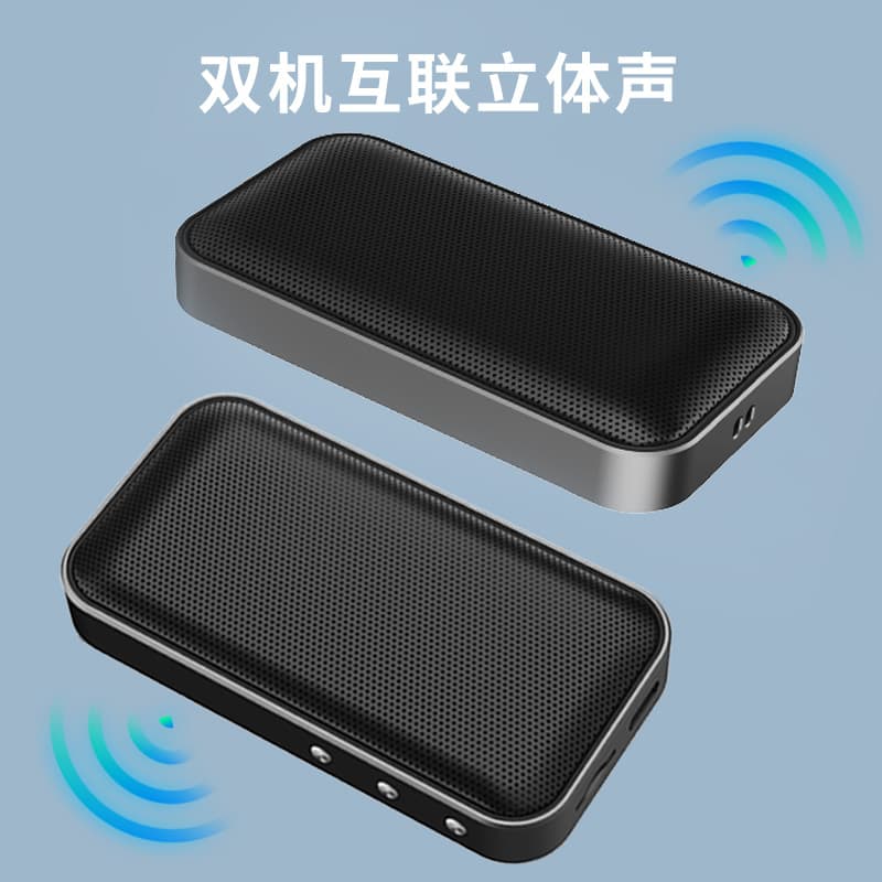 BT209 Wireless Outdoor Portable Bluetooth Speaker Metal Mini Cannon Gift Pocket Speaker 5.3 High Volume