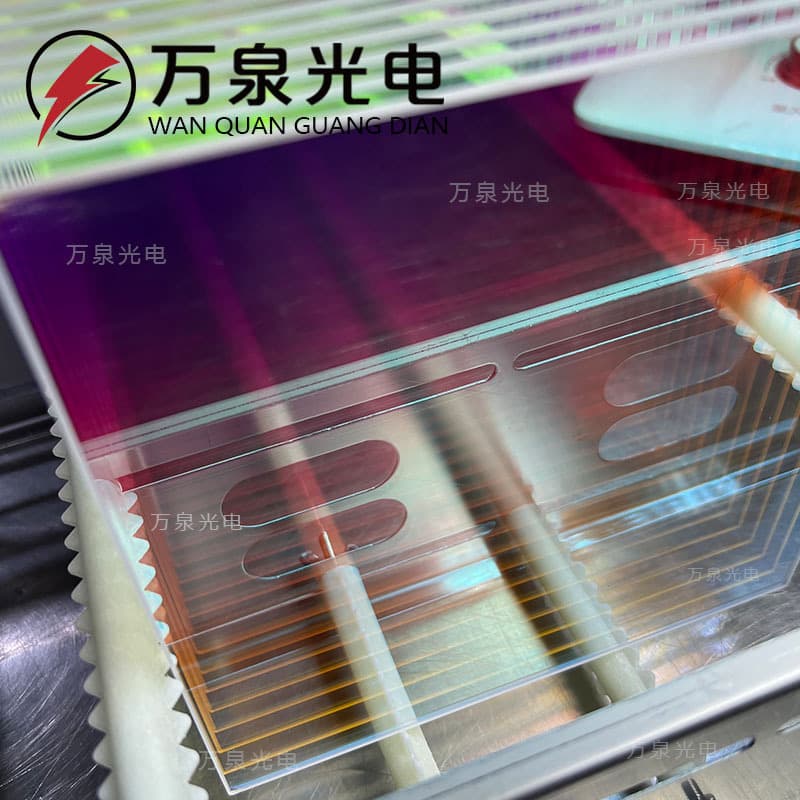 UV Quartz Plates Coated 150*130*2mm Optical Heat Insulation Glass, Transparent High-Temperature Resistant, UV Transmissive, IR Reflective
