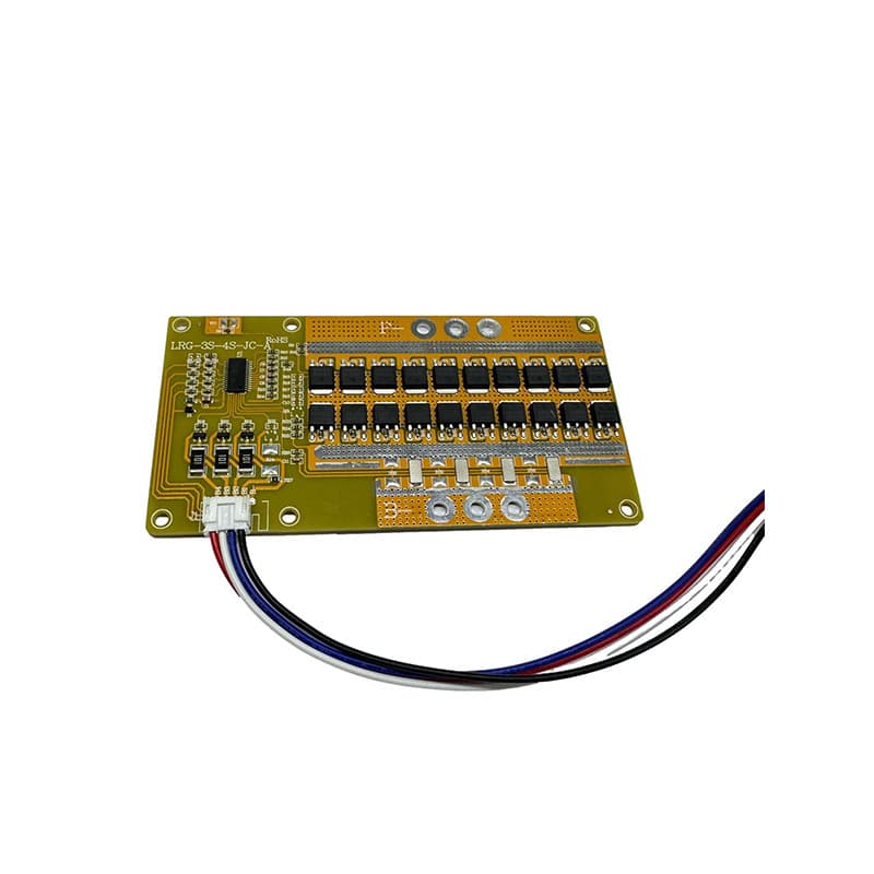 Lithium battery 3-cell 12.6V same-port protection board; 4-cell lithium iron phosphate same-port BMS high-current 100A protection board.