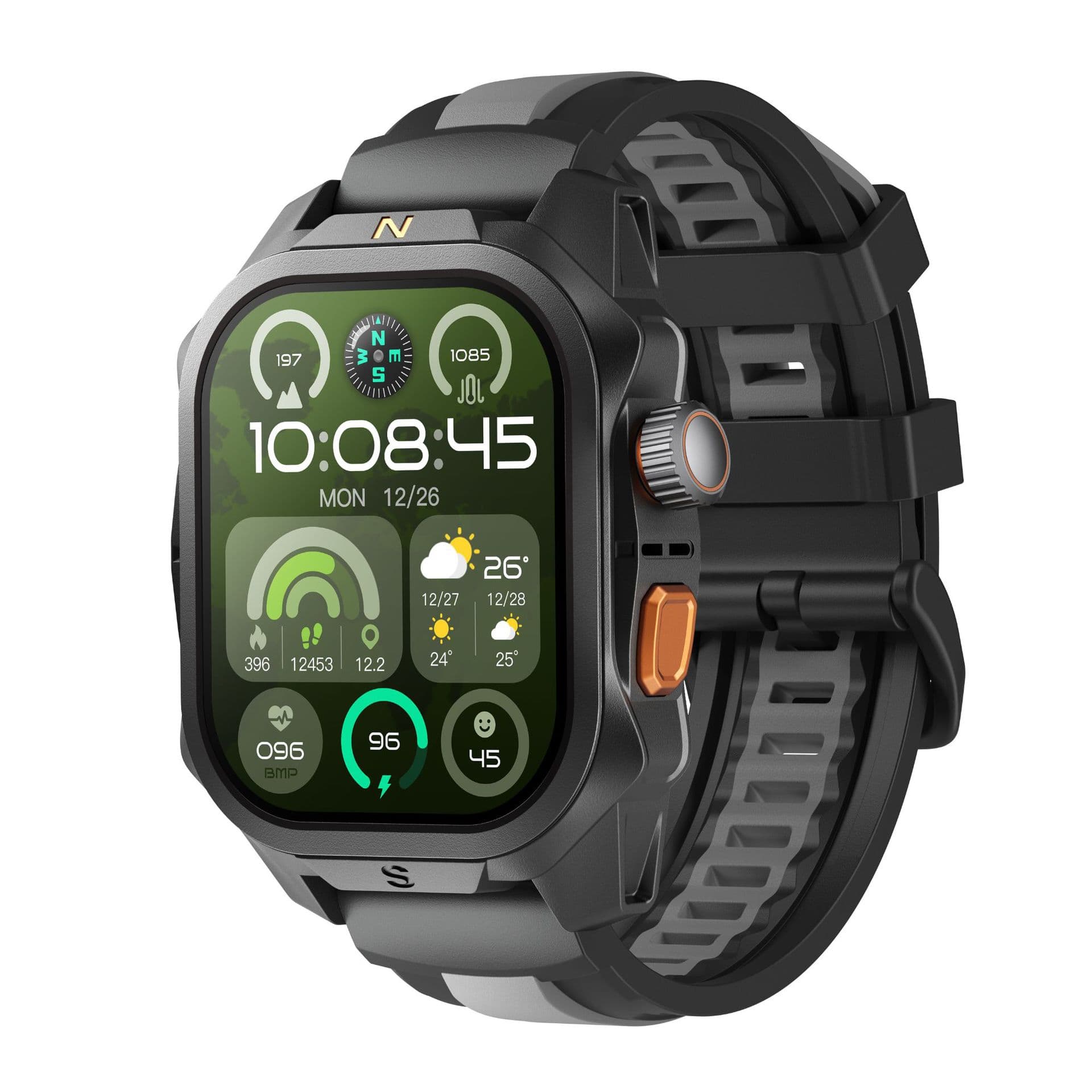 GTX3 High-Precision GPS Outdoor Sports Watch 5ATM Swimming Waterproof Smart Watch Long Battery Life