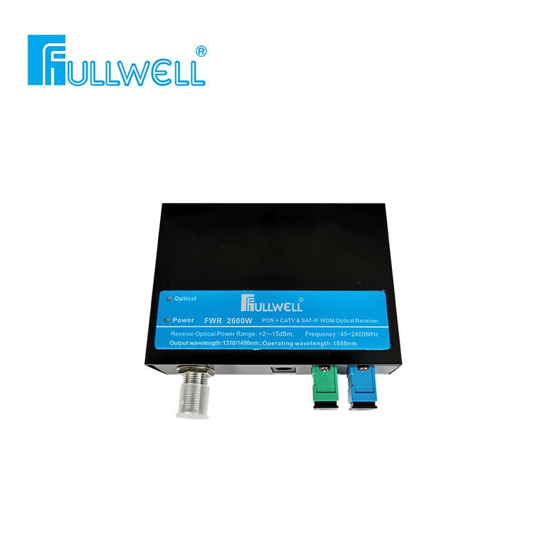 Huawei Certified Factory Supply Satellite TV + CATV Optical Receiver (45~2600MHz) Optical Receiver