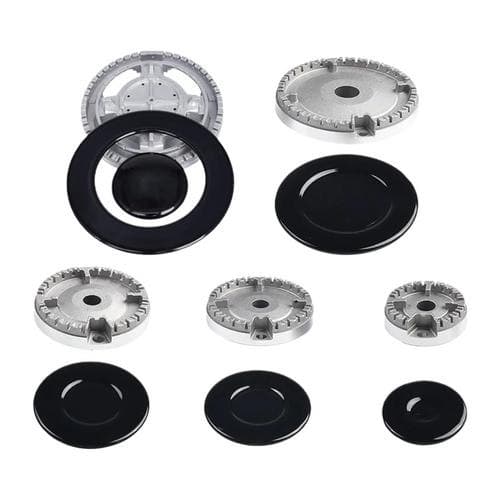 Wholesale gas stove parts blister independent combination packaging, built-in stove Sabaf burner head flame cap flame divider