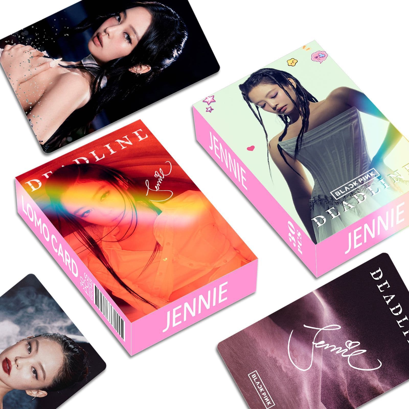 Korean star JENNIE’s 30 non-duplicate photo cards, same style as DEADLINE’s album, wholesale gift for star chasing fans
