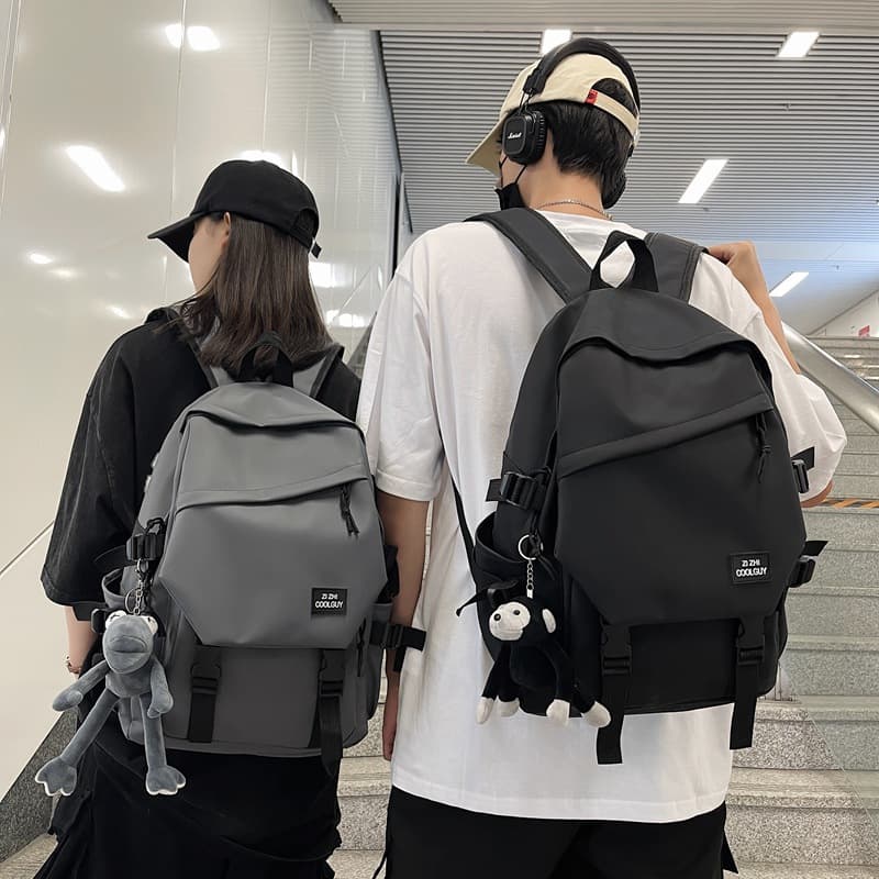 Backpack for Men and Women Fashion Trendy High School Students Middle School Students Large Capacity Shoulder Bag Street Trend