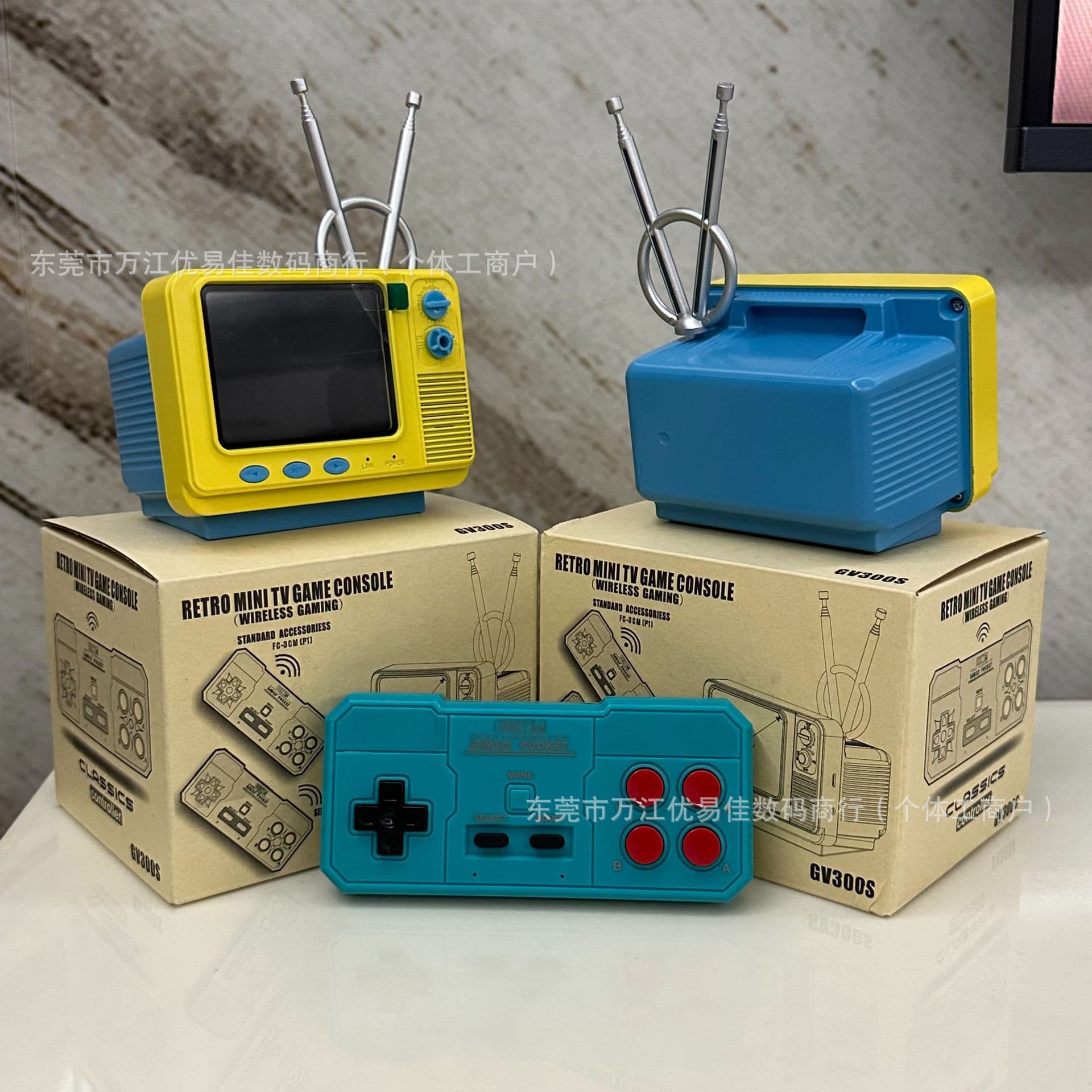 GV300S retro TV game console can be connected to TV creative wireless C3 game 80 nostalgic single-player game handheld console
