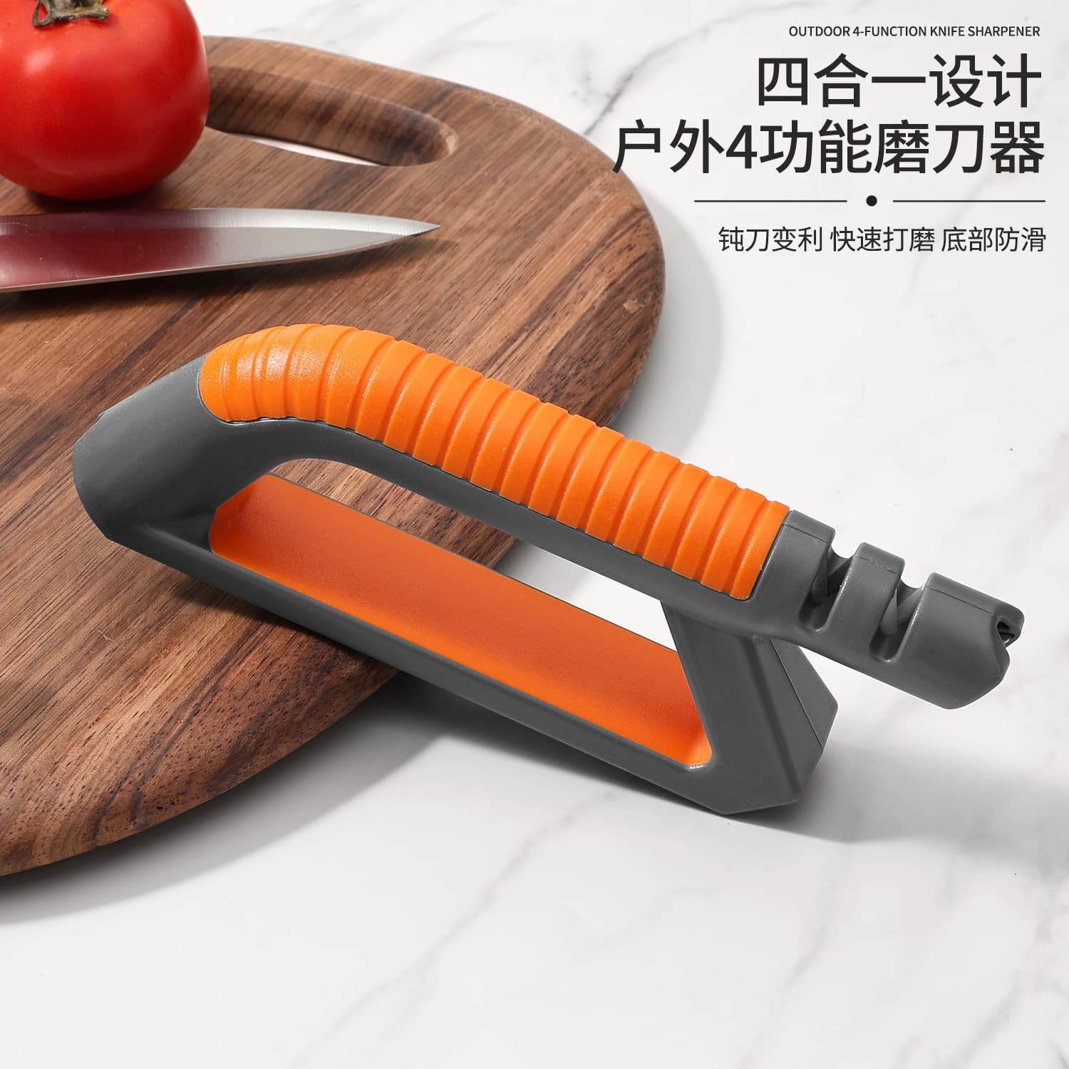 Cross-border Kitchen Knife Sharpener Handheld Outdoor Tungsten Steel Diamond Sharpening Rod Home Quick Sharpening Chef Knife Tool New