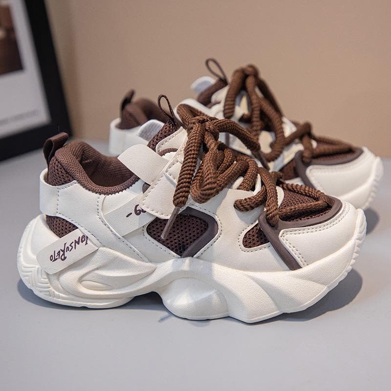 2025 New Children's Shoes Fashion Trendy Sneakers Spring Casual Sports Shoes Student Versatile Dad Shoes