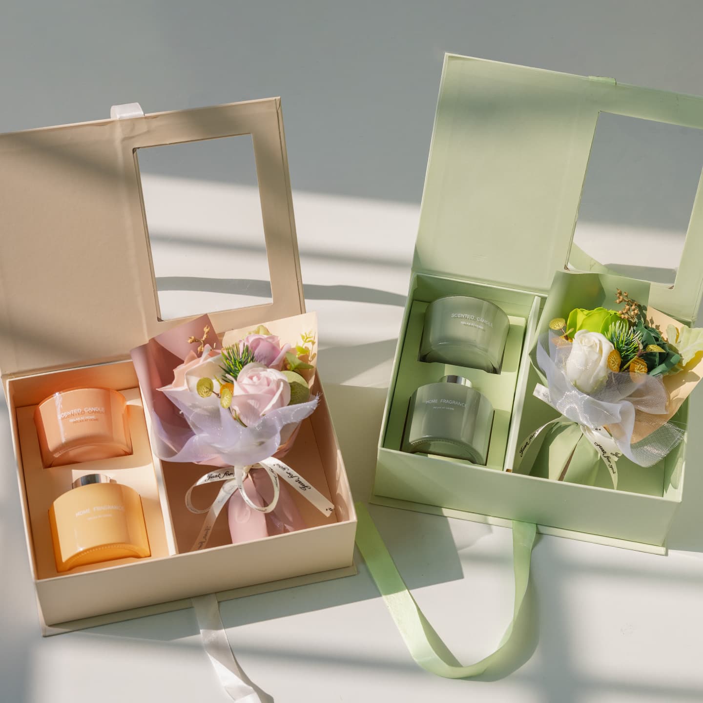 Teacher's Day Aromatherapy Candle Gift Box, Smokeless Soy Wax Candle, Living Room Bedroom Valentine's Day Decorative Scented Candle