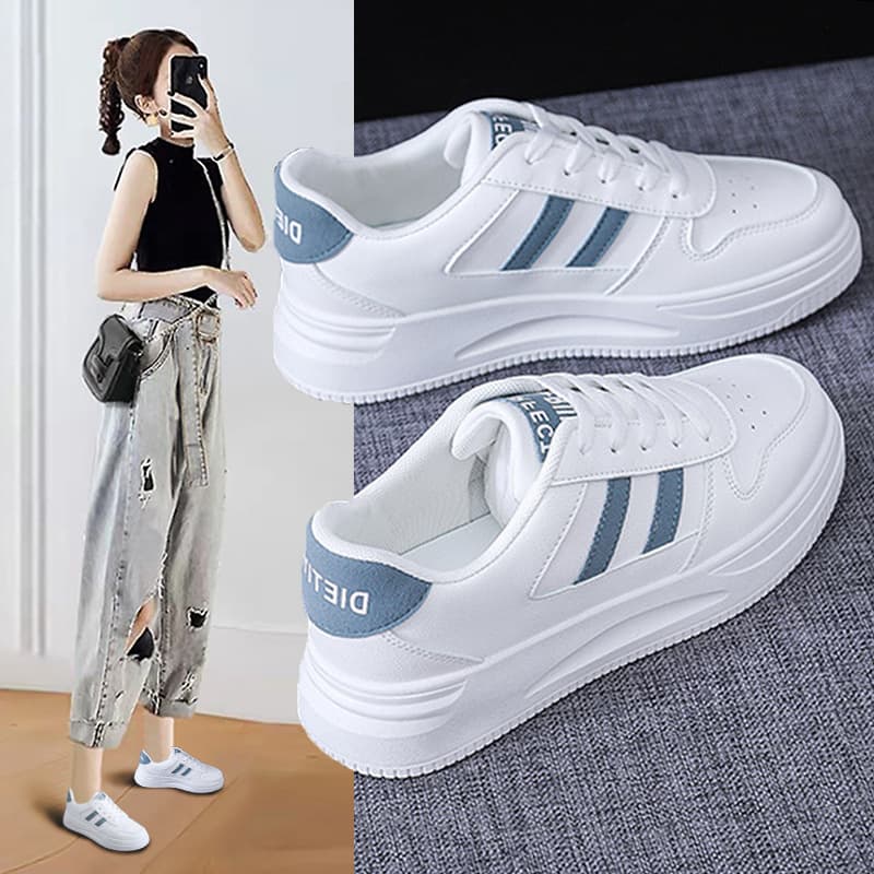 Spring and autumn new white shoes for women 2024 Korean version ins breathable sports shoes students versatile casual shoes sneakers for women
