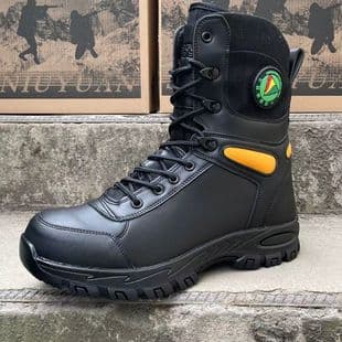 Forest Fire Prevention Fireproof Shoes Breathable Lightweight Firefighting Shoes Puncture-Proof Shoes New Style Combat Boots Rescue and Emergency Protection Boots