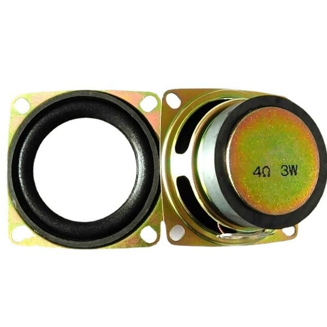52MM square 40 magnet foam edge speaker, small pair box speaker, 2-inch external magnet speaker, in stock, height 25mm
