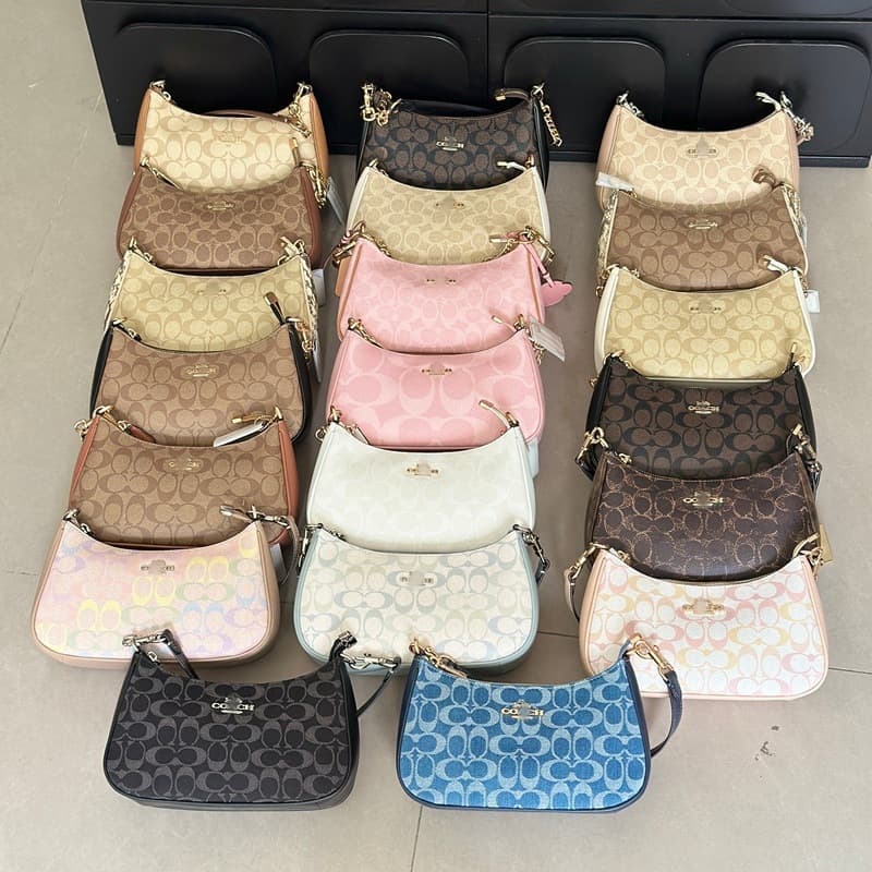 Koujia High-Quality Teri25 Underarm Bag Monogram Handbag Shoulder Crescent Bag Chain Mahjong Bag Crossbody Commuter Women