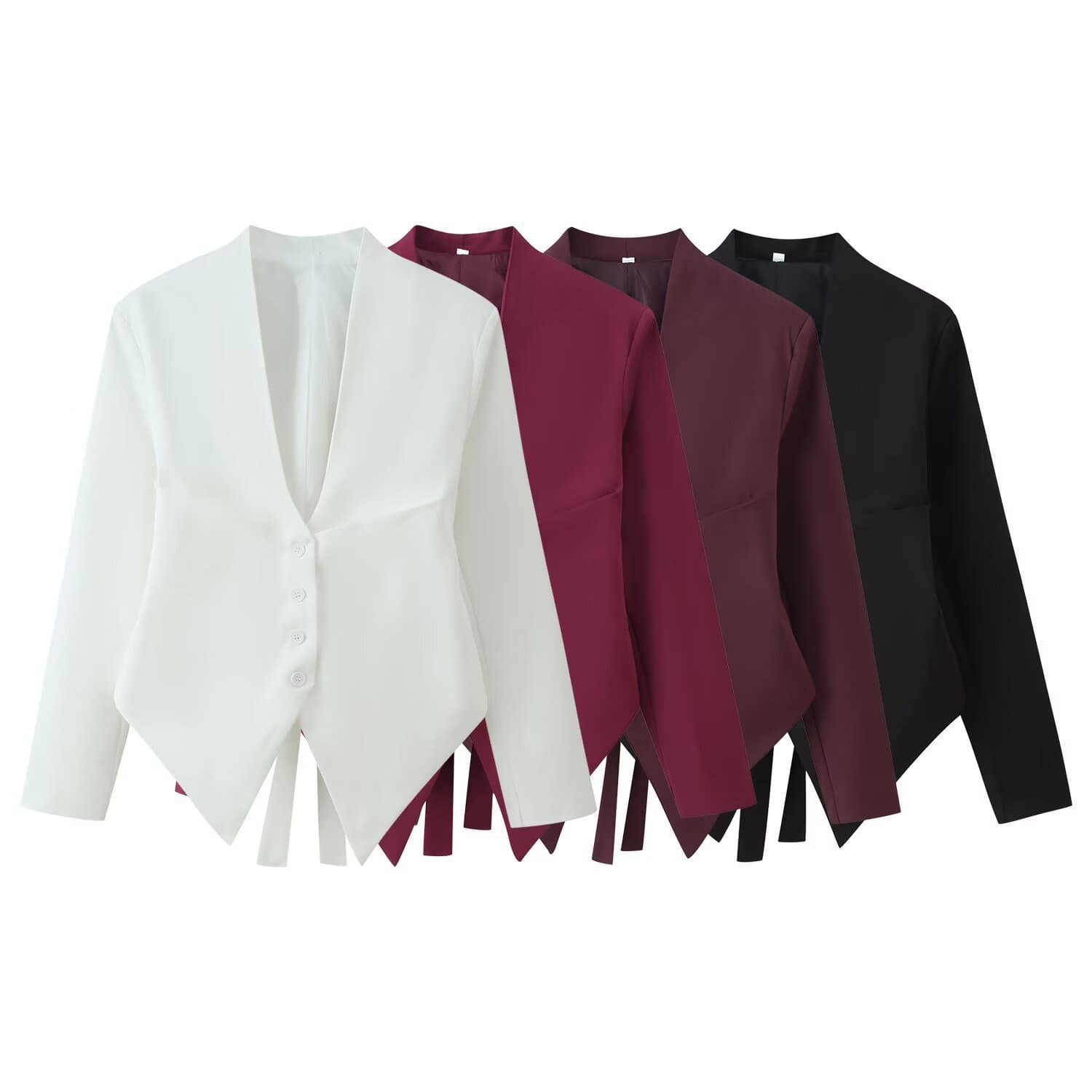 Ins Cross-Border European and American 2026 New Fashion Stylish Amazon Women's Clothing Wholesale Slim-Fit Slimming Blazer Jacket