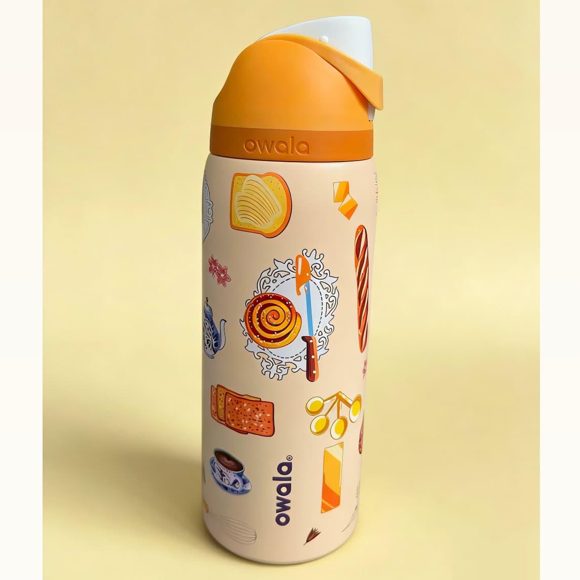 Cross-border Hot Sale 0wala High-Appearance 32oz Fruit Cup Outdoor Portable Handheld Insulated Straw Cup