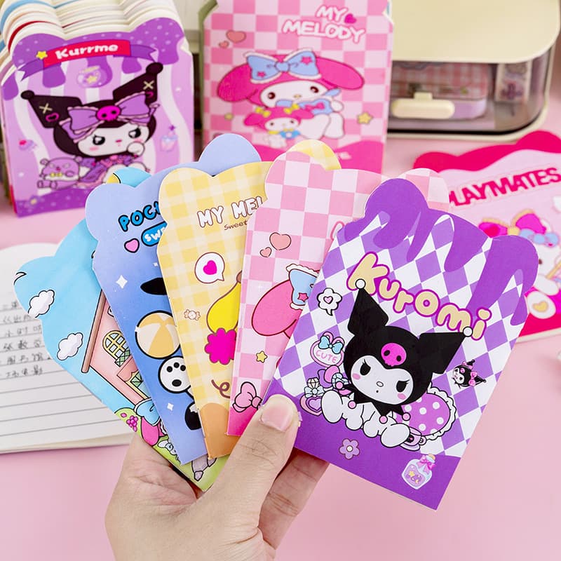 Mini Cartoon Notebook - High Appearance, Cute Student Memo Pad, Portable Pocket Notebook, Small Gift for Kids Back to School