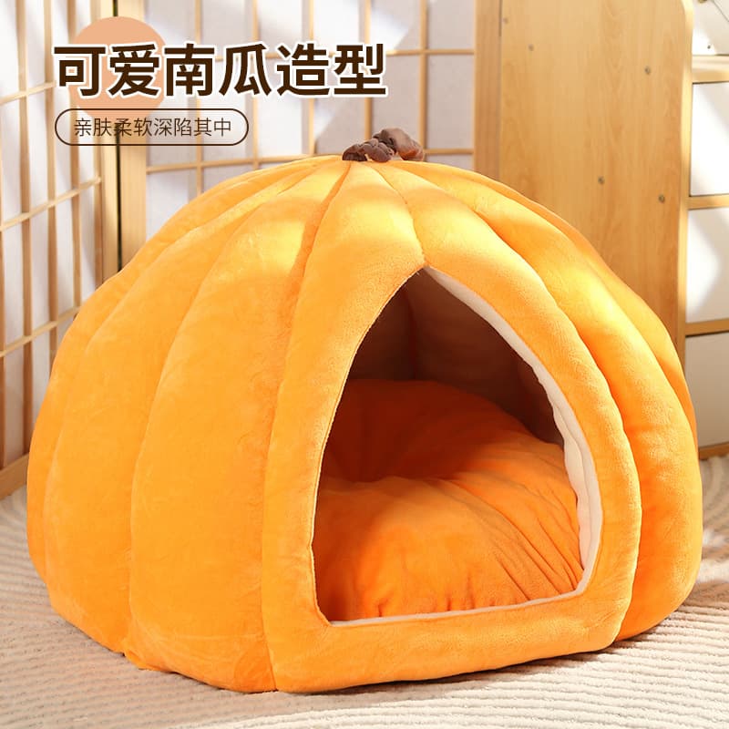 Cat house is warm in winter, enclosed cat bed, pet kennel for cats to sleep in winter, cat house is thickened and kept warm