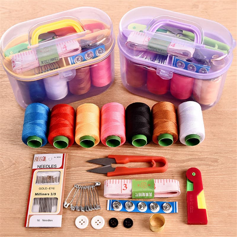 Sewing Kit Home Portable Sewing Box Dormitory Practical Sewing Tools Large Capacity Premium Sewing Set
