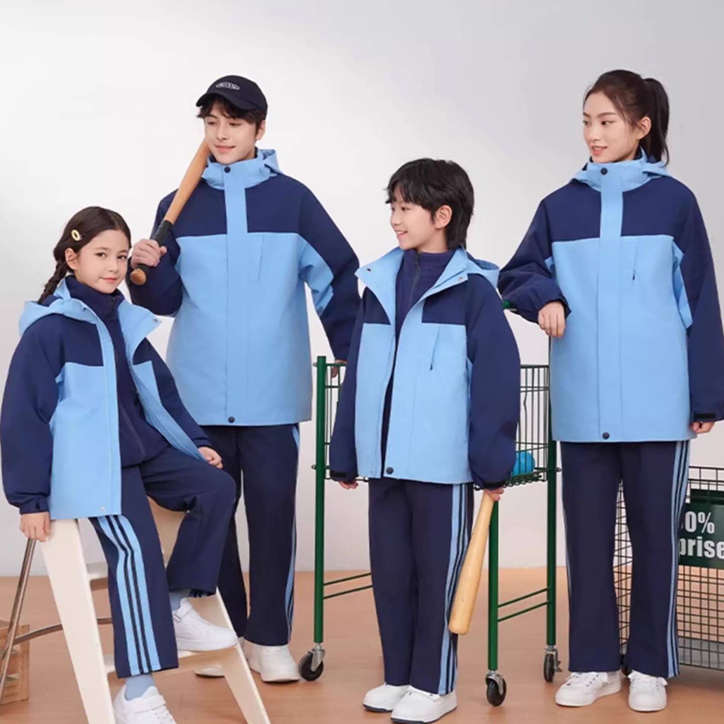 Jiangxi Xinyu windproof jacket school uniform, primary, middle and high school style, 2025 new style