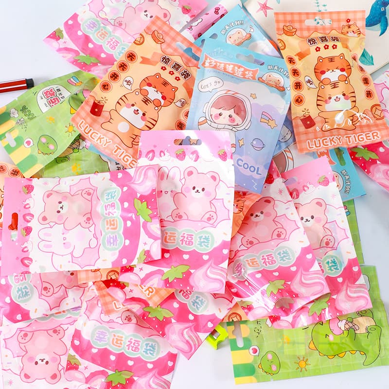 Cartoon stationery blind bag primary school class reward surprise bag kindergarten prize stationery small gift wholesale blind box
