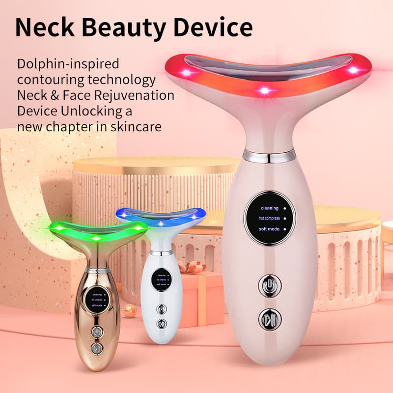 New Neck Beauty Device for Reducing Neck Lines, Neck Care Massager, Neck Firming and Lifting, Anti-Wrinkle for Nasolabial Folds, Beauty Device